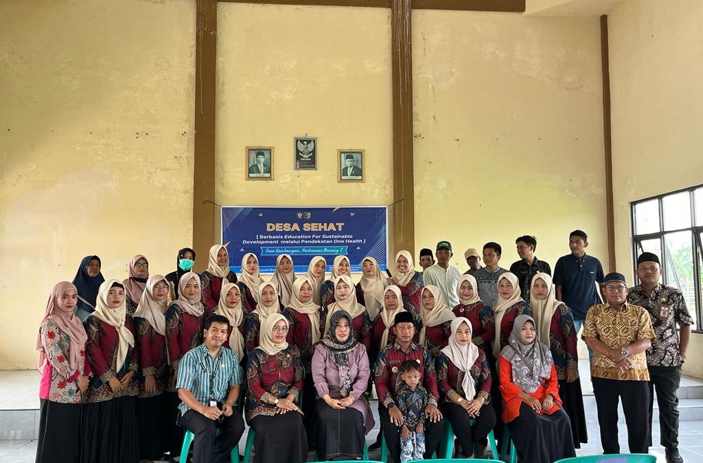 Master of Epidemiology Undip Releases Healthy Village Development Through Suistainable Development One Health Approach in Demak