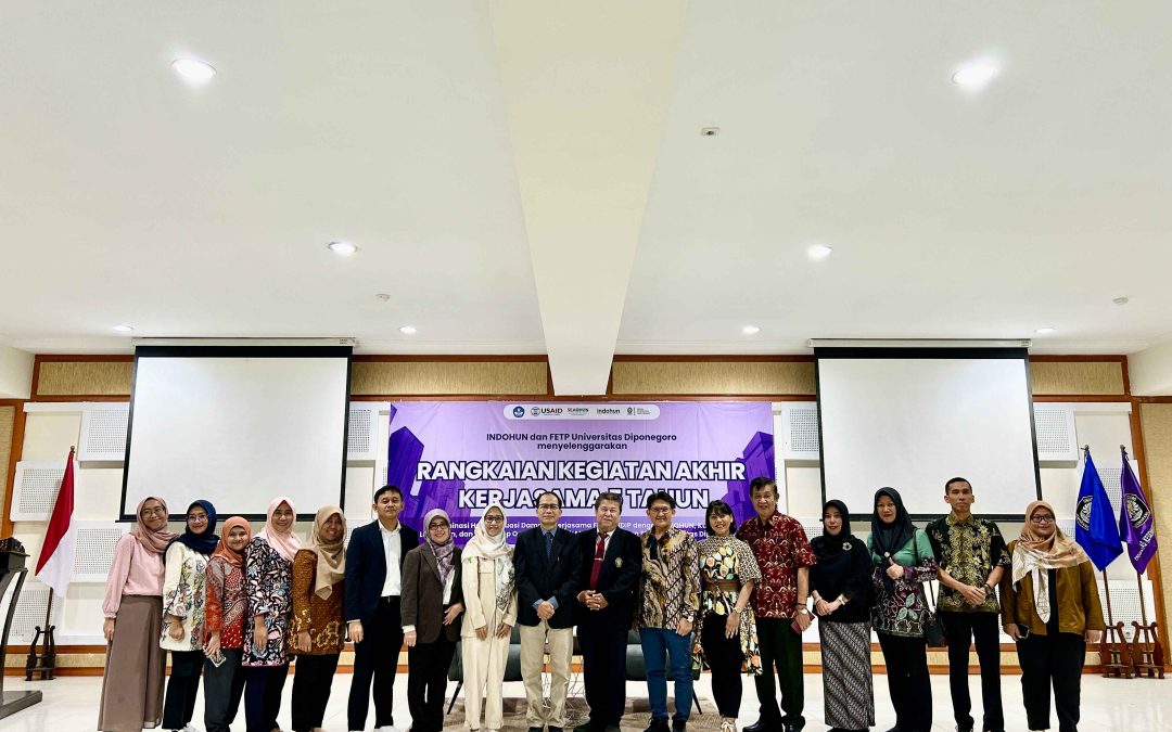 Follow-up Evaluation of Cooperation between FETP Diponegoro University and INDOHUN